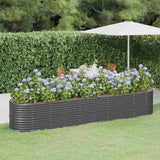 Vidaxx plantekasse 368x80x68 cm galvaniseret stål antracit