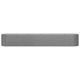 Vidaxx plantekasse 440x80x68 cm galvaniseret stålgrå