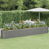 Vidaxx plantekasse 440x80x68 cm galvaniseret stålgrå