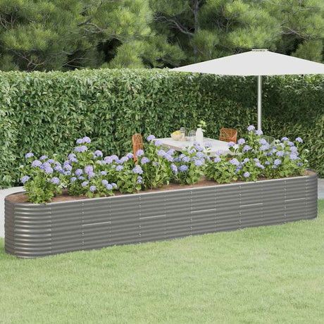 Vidaxx plantekasse 440x80x68 cm galvaniseret stålgrå