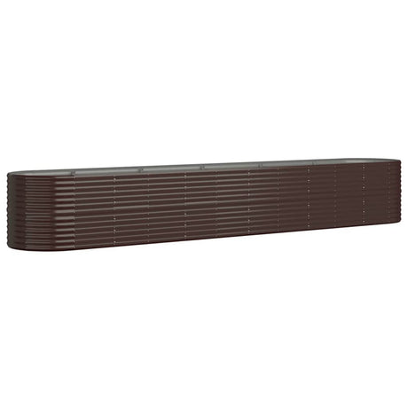 Vidaxx plantekasse 440x80x68 cm galvaniseret stål brun