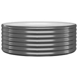 Vidaxx plantekasse 100x100x36 cm galvaniseret stål antracit