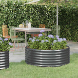 Vidaxx plantekasse 100x100x36 cm galvaniseret stål antracit