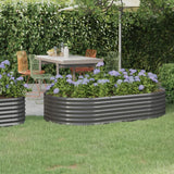Vidaxx plantekasse 175x100x36 cm galvaniseret stålgrå
