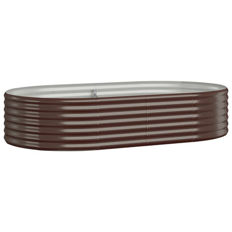 Vidaxx plantekasse 175x100x36 cm galvaniseret stål brun