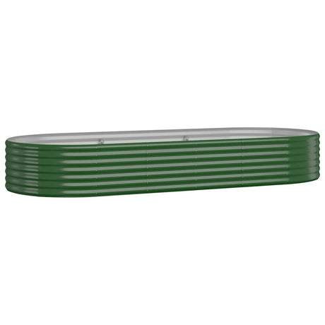 Vidaxx plantekasse 249x100x36 cm galvaniseret stålgrøn