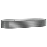 Vidaxx plantekasse 249x100x36 cm galvaniseret stålgrå