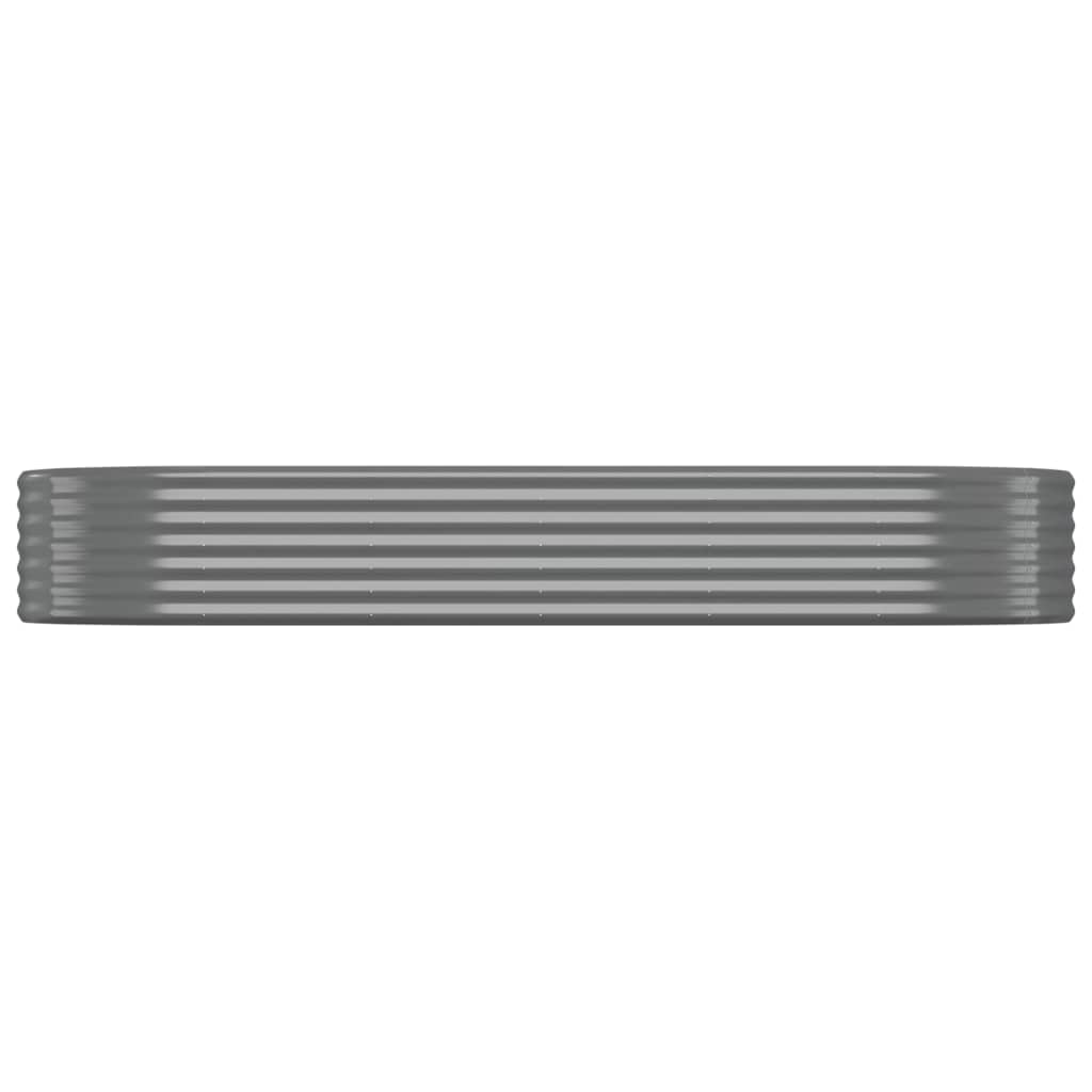 Vidaxx plantekasse 249x100x36 cm galvaniseret stålgrå