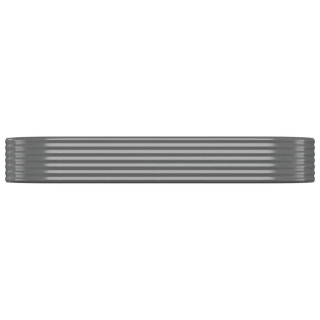 Vidaxx plantekasse 249x100x36 cm galvaniseret stålgrå