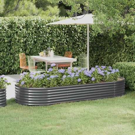 Vidaxx plantekasse 249x100x36 cm galvaniseret stål antracit
