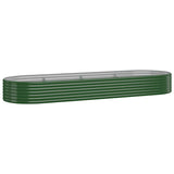 Vidaxx plantekasse 322x100x36 cm galvaniseret stålgrøn