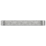 Vidaxx plantekasse 322x100x36 cm galvaniseret stål sølvfarvet