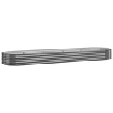 Vidaxl plantenbak 396x100x36 cm gegalvaniseerd staal antracietkleurig