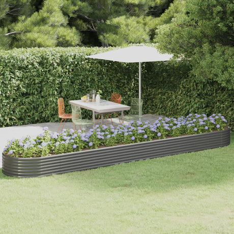 Vidaxx plantekasse 507x100x36 cm galvaniseret stålgrå