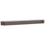 Vidaxx plantekasse 507x100x36 cm galvaniseret stål brun