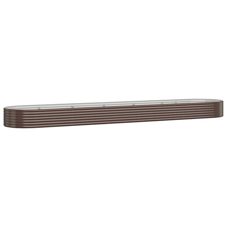 Vidaxx plantekasse 507x100x36 cm galvaniseret stål brun