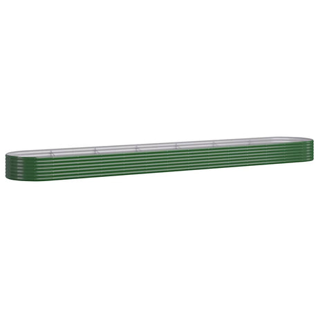 Vidaxx plantekasse 544x100x36 cm galvaniseret stålgrøn
