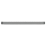 Vidaxl plantenbak 544x100x36 cm gegalvaniseerd staal grijs