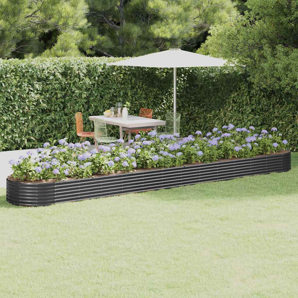Vidaxx plantekasse 544x100x36 cm galvaniseret stål antracit