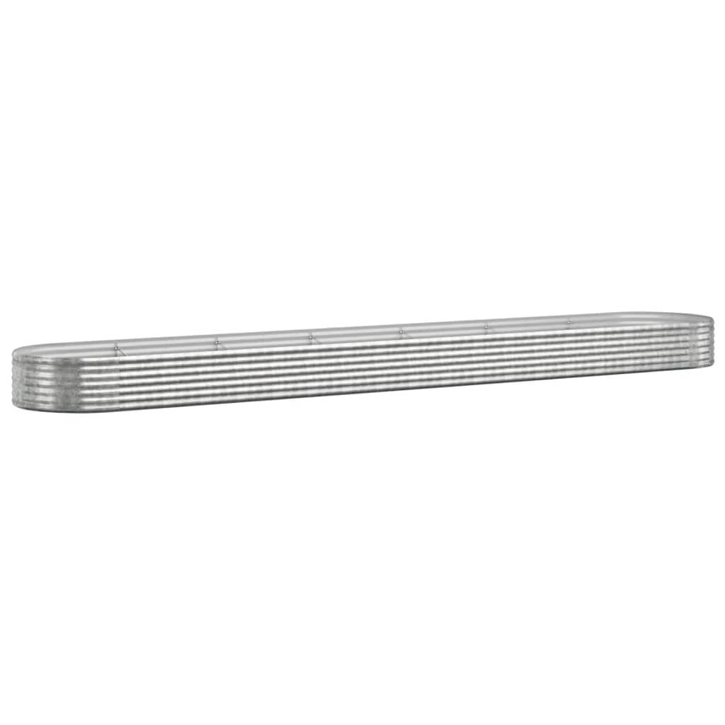 Vidaxx plantekasse 544x100x36 cm galvaniseret stål sølvfarvet