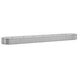 Vidaxx plantekasse 544x100x36 cm galvaniseret stål sølvfarvet