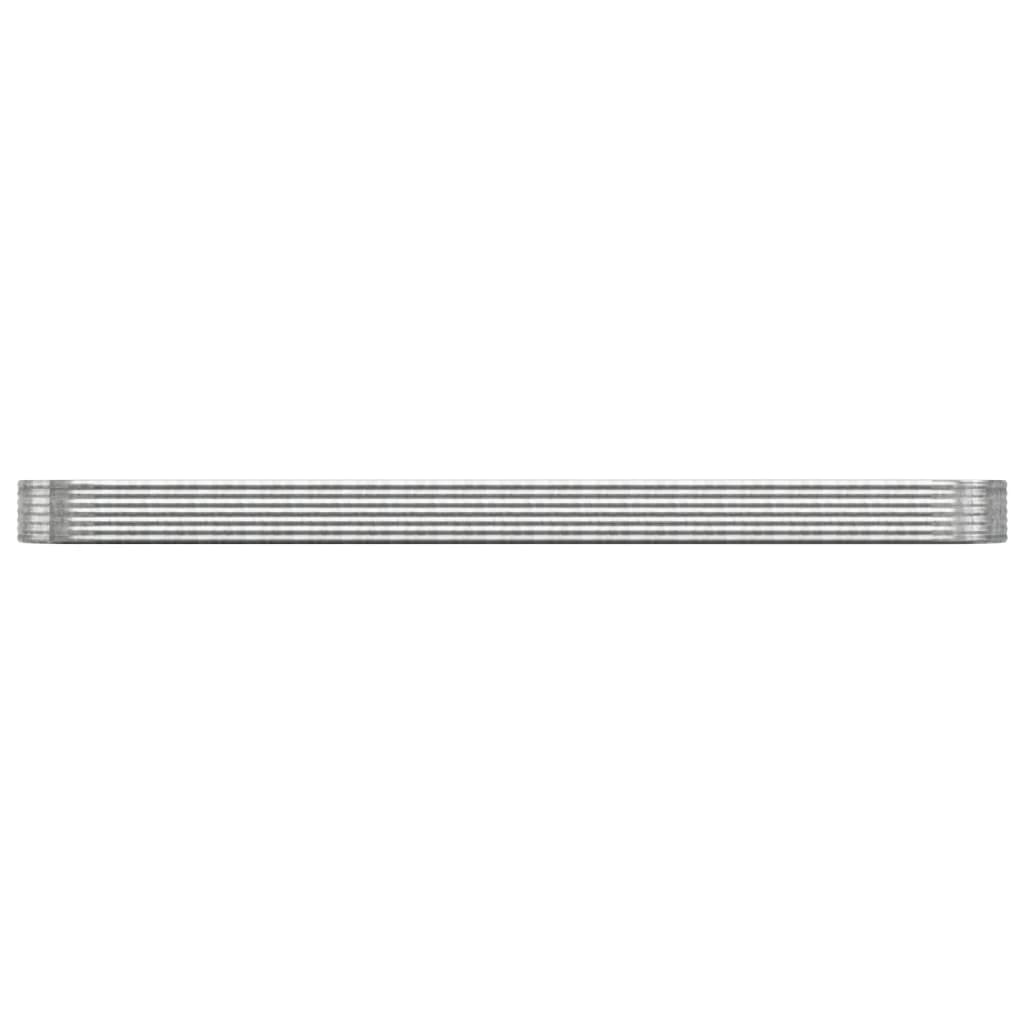 Vidaxx plantekasse 544x100x36 cm galvaniseret stål sølvfarvet