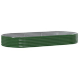 Vidaxx plantekasse 296x140x36 cm galvaniseret stålgrøn