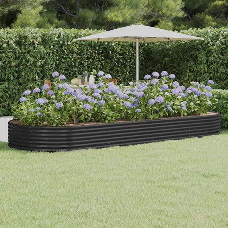 Vidaxx plantekasse 373x140x36 cm galvaniseret stål antracit