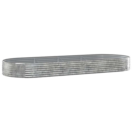 Vidaxx plantekasse 373x140x36 cm galvaniseret stål sølvfarvet