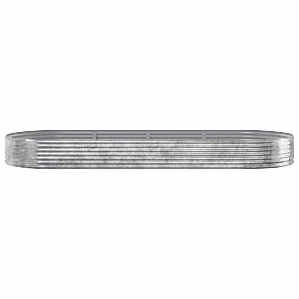 Vidaxx plantekasse 373x140x36 cm galvaniseret stål sølvfarvet