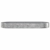 Vidaxx plantekasse 373x140x36 cm galvaniseret stål sølvfarvet