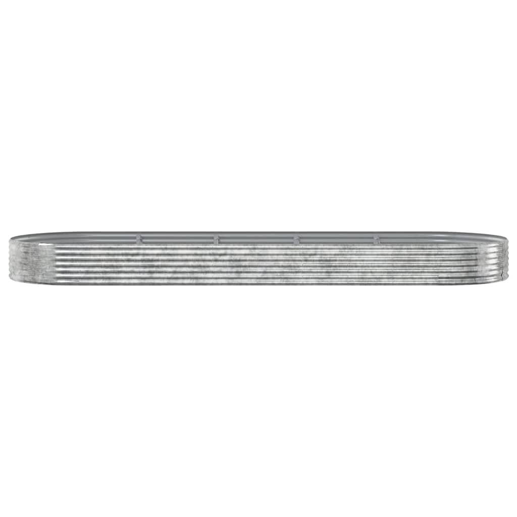 Vidaxx plantekasse 450x140x36 cm galvaniseret stål sølvfarvet