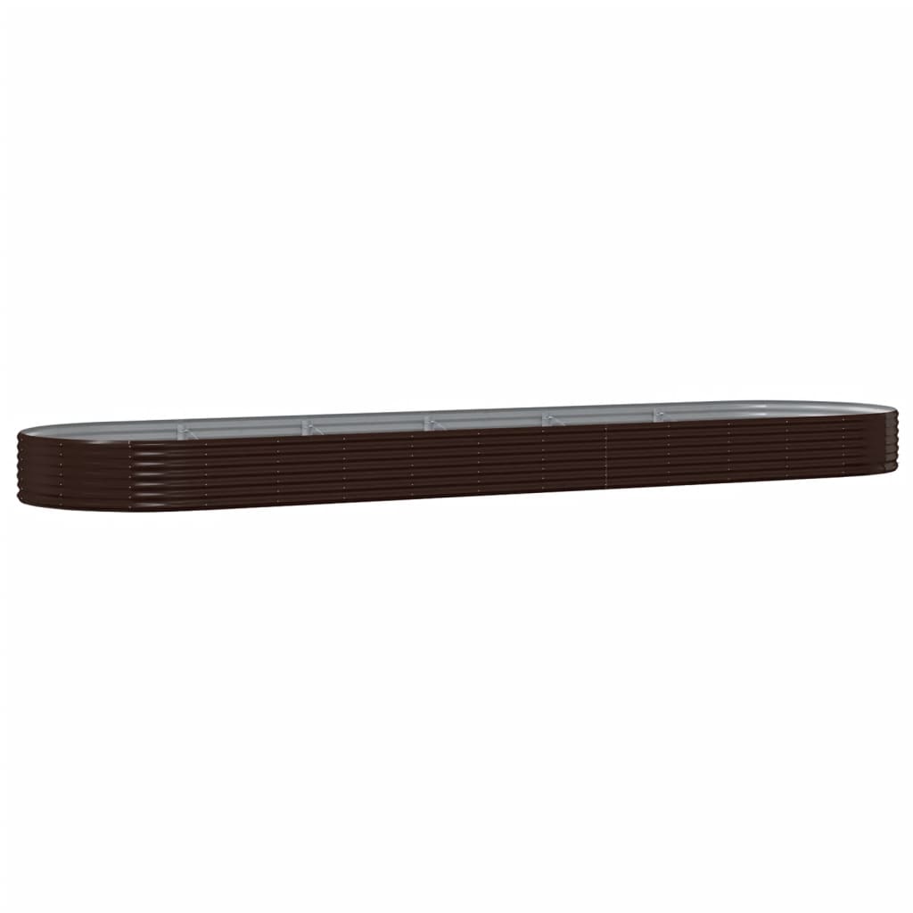 Vidaxx plantekasse 523x140x36 cm galvaniseret stål brun