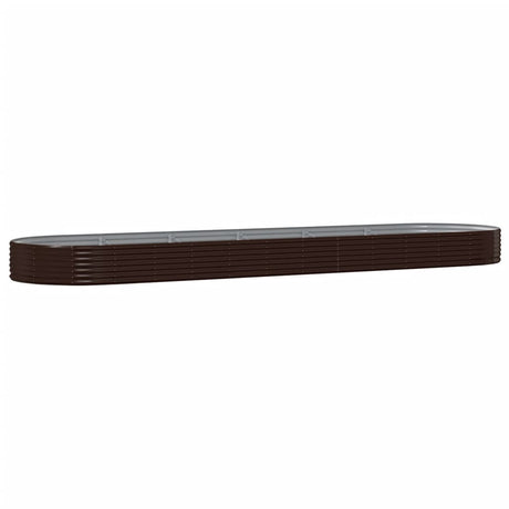 Vidaxx plantekasse 523x140x36 cm galvaniseret stål brun