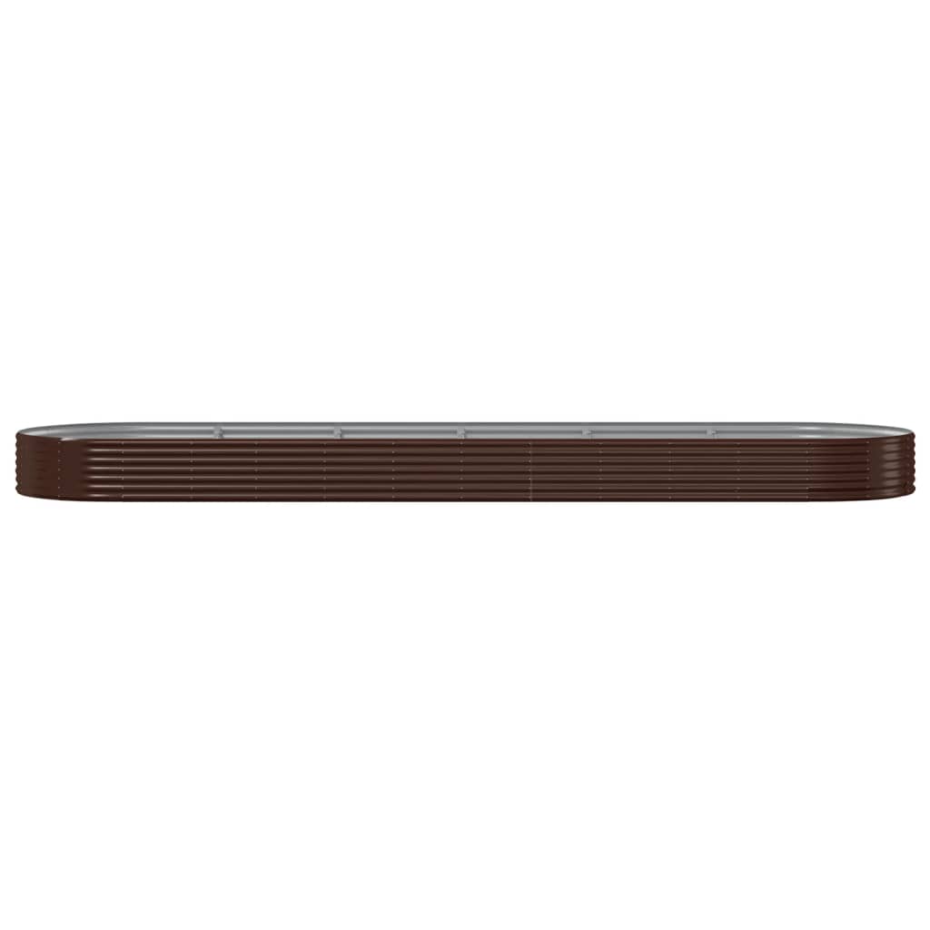 Vidaxx plantekasse 523x140x36 cm galvaniseret stål brun