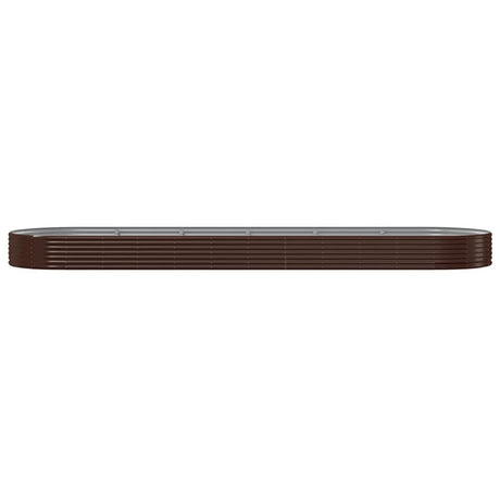 Vidaxx plantekasse 523x140x36 cm galvaniseret stål brun