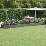 Vidaxx plantekasse 600x140x36 cm galvaniseret stålgrå