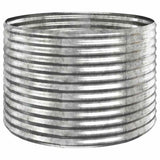 Vidaxx plantekasse 100x100x68 cm galvaniseret stål sølvfarvet