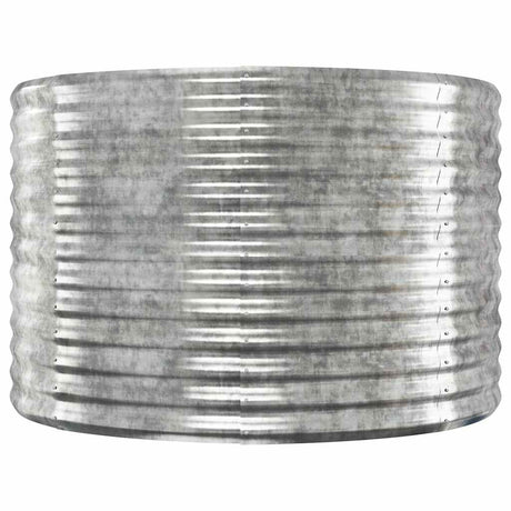 Vidaxx plantekasse 100x100x68 cm galvaniseret stål sølvfarvet
