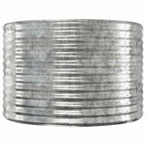 Vidaxx plantekasse 100x100x68 cm galvaniseret stål sølvfarvet