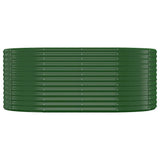 Vidaxx plantekasse 175x100x68 cm galvaniseret stålgrøn