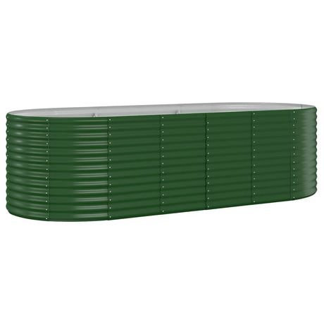 Vidaxx plantekasse 249x100x68 cm galvaniseret stålgrøn