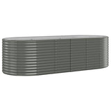 Vidaxx plantekasse 249x100x68 cm galvaniseret stålgrå