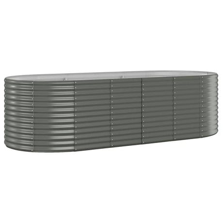 Vidaxx plantekasse 249x100x68 cm galvaniseret stålgrå