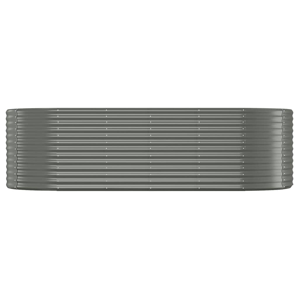 Vidaxx plantekasse 249x100x68 cm galvaniseret stålgrå