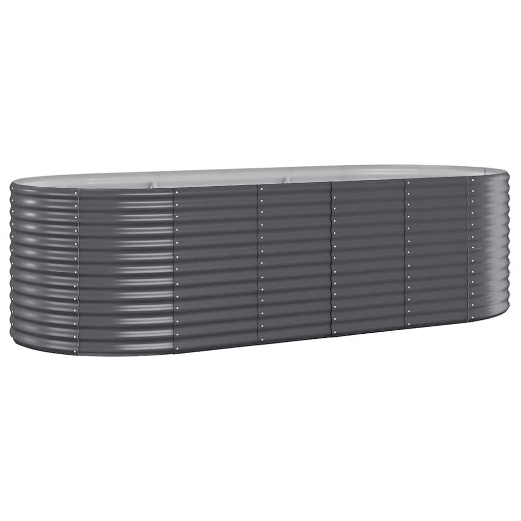 Vidaxx plantekasse 249x100x68 cm galvaniseret stål antracit