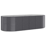 Vidaxx plantekasse 249x100x68 cm galvaniseret stål antracit