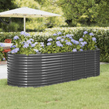 Vidaxx plantekasse 249x100x68 cm galvaniseret stål antracit