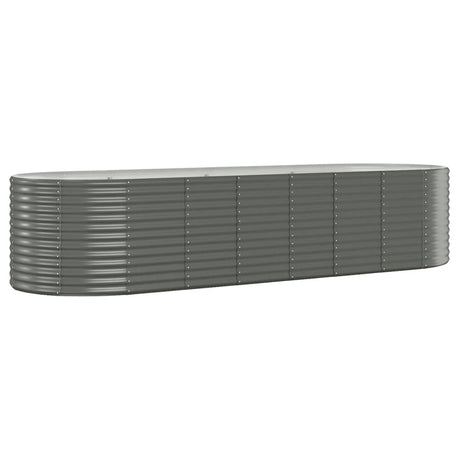 Vidaxx plantekasse 322x100x68 cm galvaniseret stålgrå