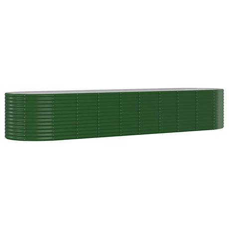 Vidaxx plantekasse 396x100x68 cm galvaniseret stålgrøn